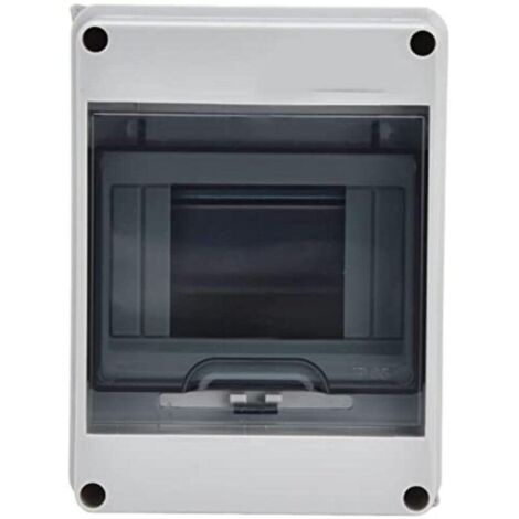 Aougo – Coffret électrique étanche extérieur IP65 – 5 modules – ABS ignifuge et résistant aux chocs – Boîtier de protection pour circuits électriques