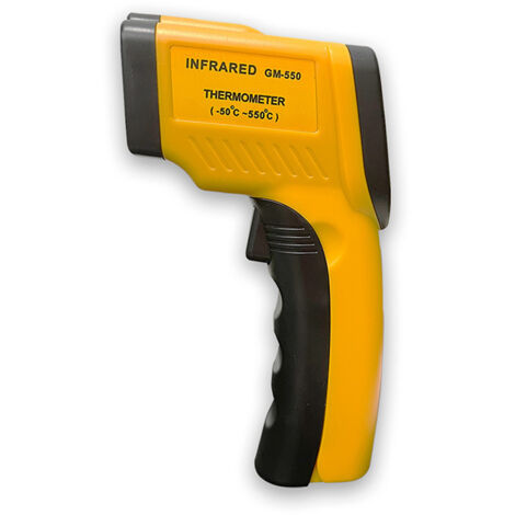 Thermomètre Infrarouge, Sans Contact Laser Thermomètre Infrarouge de -50°C à 550°C, Ecran LCD Rétroéclairé (Pas pour l'homme) (1/5)