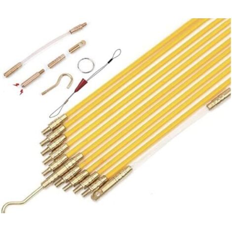Kit de ruban à fil coaxial de 3,3 m de fibre de verre en verre(33 cm) (1/5)