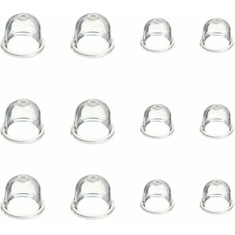 Accessoires de Carburateur 12 Pièces Carburateur Pompe Ampoule 19 mm et 22 mm Poire Pompe Amorcage pour Debroussailleuse Souffleur Tondeuse (1/7)