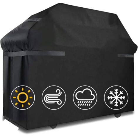 Lauwexe – Housse de barbecue imperméable 145x61x117 cm – Protection anti-UV, anti-poussière et anti-humidité – Tissu Oxford 210D durable