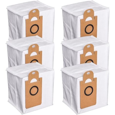Lot de 6 sacs à poussière étanches de grande capacité compatibles avec Proscenic M7 Pro M7 Max M8 PRO pour Neabot NoMo N1+ N1 Plus N2 (1/5)