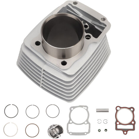 Jeffergarden Kit de joint de Piston de cylindre 250cc 67mm alésage 111mm hauteur ensemble de reconstruction d'extrémité supérieure pour CG250 moto ATV Dirt Bike