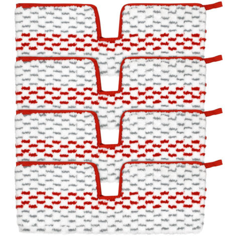 4 Pièces Spray Balai Recharge Kit,Réutilisable pour Vileda/o-cedar  Serpillere Recharge Compatible with Serpillères De Rechange - Microfibre Épaisse - pour Nettoyage des Sols (1/5)