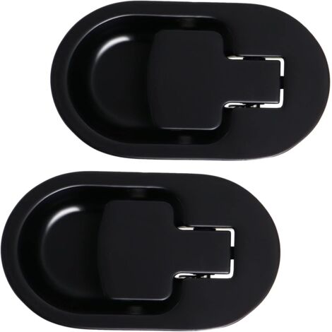 Levier de Fauteuil et Canapé Inclinable Relax, Manche en Métal D'aluminium Solide Noir sans Câble  (2 Pièces) (1/5)