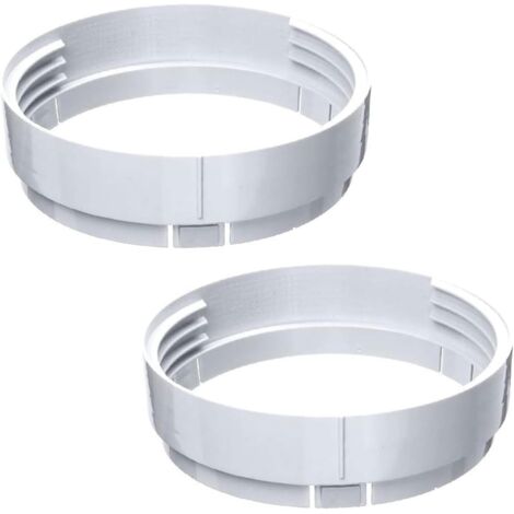 Coupleur de tuyau d'échappement mobile pour climatisation - Interface de conduit de fenêtre portable - Connecteur d'extension - Pièce de rechange - Adaptateur de tuyau d'échappement - Connexion (1/5)