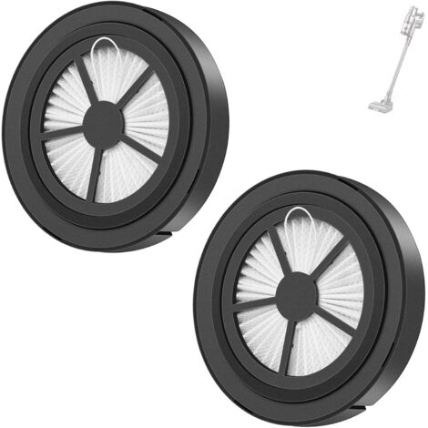 Filtre aspirateur 2 pièces compatible avec proscenic P10, P11, P10 pro, P11 SMART, ultenic u11 aspirateur portatif sans fil filtre de remplacement accessoires (1/5)