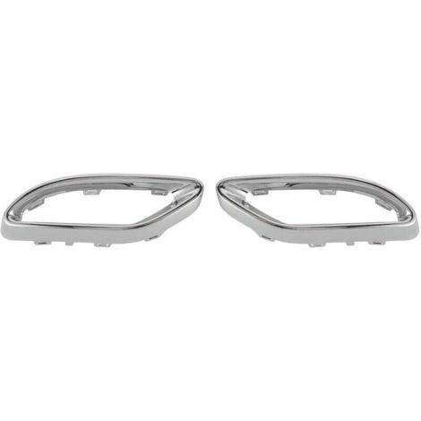 Couvercle d'embout d'échappement chromé brillant, garniture de remplacement pour mercedes-benz A B C E GLC classe cls W177 W247 W205 W213 X253 C257 (1/5)