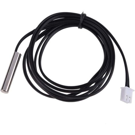 Sonde de température 1M haute précision NTC 10K / B3435 résistant à l'eau sonde de température de câble de thermistance