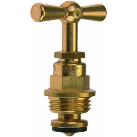 Neptune – Tête de robinet laiton 1" (26x34) – Manette 1/4 – Norme A.C.S. NF EN 12164 – Pour installations sanitaires
