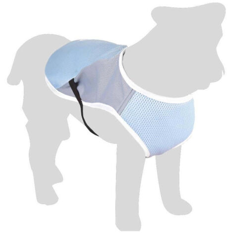Manteau rafraîchissant FROZEN gris longueur 30 cm ø 38-48 cm pour chien - Flamingo (1/5)