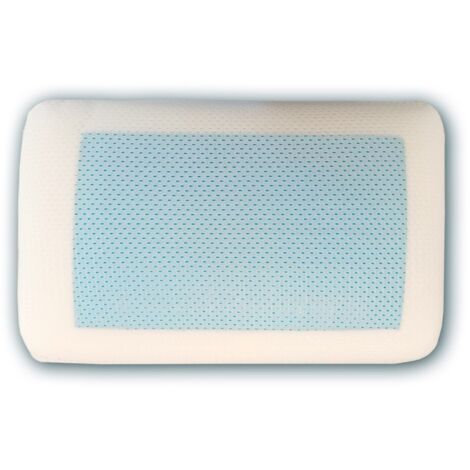 Five Simply Smart – Oreiller ergonomique rafraîchissant gel box 30x50cm – Mousse à mémoire de forme – Housse déhoussable en tissu respirant (1/3)