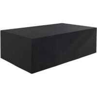 Garden Furniture Cover Protection Tarpaulin Garden Table Outdoor Furniture Waterproof Resistant Furniture Cover Oxford Fabric Black 200x200x80cm