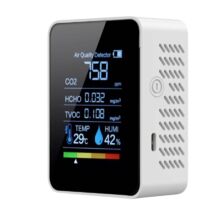 Testeur d'air détecteur de monoxyde de carbone pour la maison, mesures CO2 HCHO TVOC, température, humidité, moniteur de sécurité pour tentes