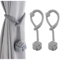Embrasses de rideaux, lot de 2 embrasses de rideaux en corde, embrasses de rideaux robustes pour rideaux