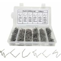 Agrafes Chaudes De Réparation En Plastique Automatique Pour La Réparation De Soudure En Plastique De Pare-Chocs De Voiture, 1200PCS,de DEBUNS