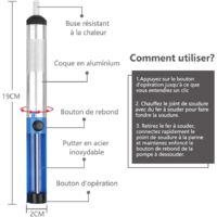 Ultralent Kit de fer à souder 24 en 1, 60 W, température réglable de 200 à 450 °C, kit de soudure électrique avec 5 pannes à souder, multimètre numérique, support de fer