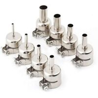 8 pièces/ensemble Kits de buses de pistolet à chaleur embouts de bouche pour outils de réparation de Station de soudage à Air chaud 3/4/5/6/7/8/10/12mm