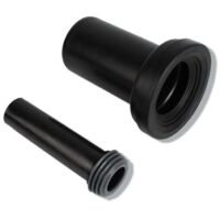 Accessories for 2pcs Toilet Connecting Wall Mounted Toilet Wall- Mounted Toilet Waste Toilet Supply Pvc Toilet Supplies Wall Row Black Bath Bath