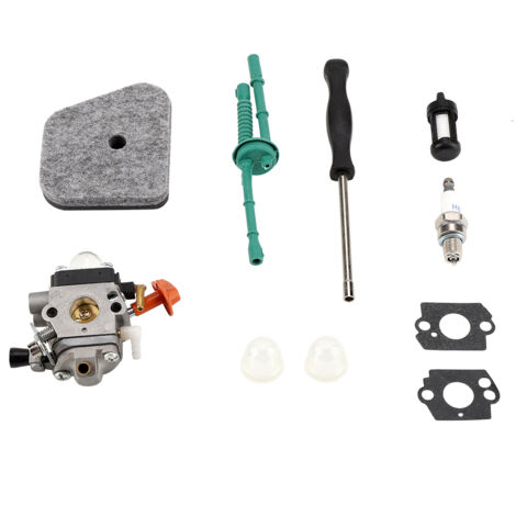 Kit Carburateur (C1Q-S173/174/176) avec Joints, Bougie, Durites pour Tondeuse (1/5)