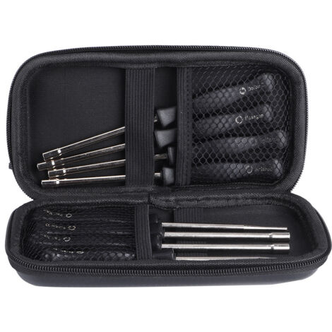 Jeu de 8 Tournevis de Réglage pour Carburateur en Aluminium avec Étui de Rangement (1/5)