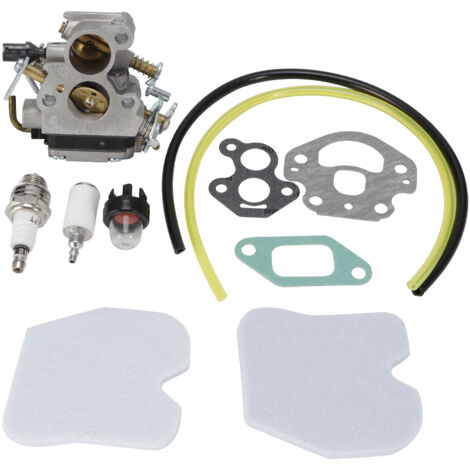 Kit de joints pour carburateur, filtre à air et pompe d'amorçage compatible avec les pièces de tronçonneuse Husqvarna 586936202 (1/5)