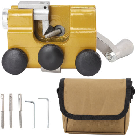 Affûteuse de chaîne à manivelle Kit d'outils d'affûtage portable pour tronçonneuses et scies électriques (1/5)
