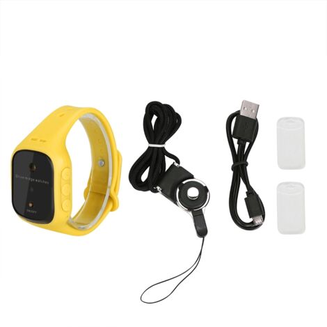 Montre électronique anti-moustiques, répulsif, montre intelligente pour adultes et bébés (jaune) (1/5)