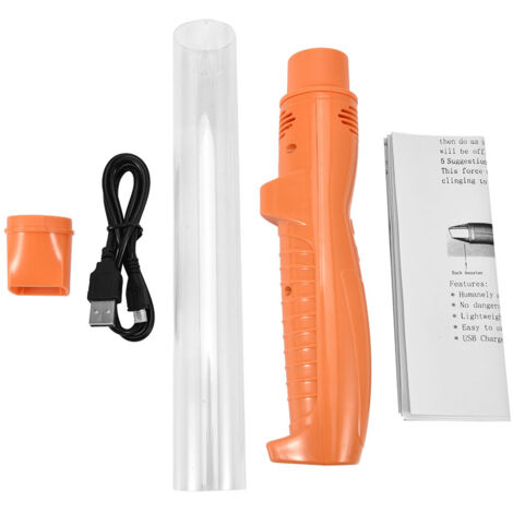 Répulsif électrique anti-moustiques, répulsif ultrasonique anti-nuisibles avec ampoule LED (orange) (1/5)