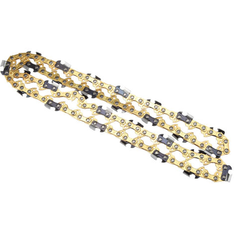 Chaîne de tronçonneuse dorée 18 pouces Lame de tronçonneuse Pièces de tronçonneuse Accessoire pour outil de menuiserie (1/4)