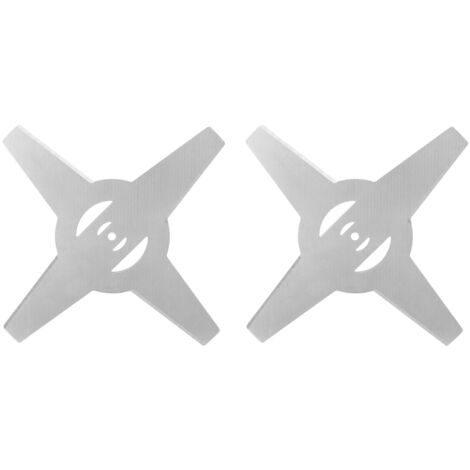2 lames de tondeuse, 4 dents, 7,9 pouces, en acier inoxydable, anti-enchevêtrement, coupe précise, pièces de rechange pour coupe-bordures (1/5)