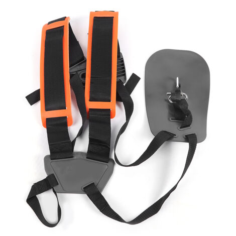 Sangle d'épaule double avec panneau de protection pour débroussailleuse de jardin, débroussailleuse, coupe-bordures, ceinture rembourrée (1/4)