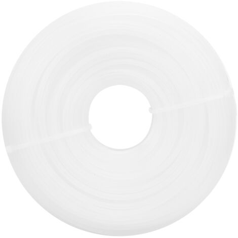 Cordon de coupe carré blanc de 3,0 mm pour tondeuse à gazon Accessoires de remplacement pour fil de coupe en nylon (1/5)