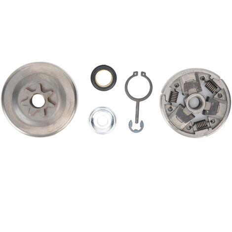 Kit d'embrayage à pignon pour tronçonneuse adapté aux modèles Stihl 024, 026, MS240, MS260, MS270 et MS280 (1/4)
