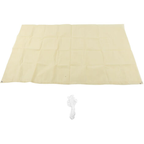 Voile d'ombrage, imperméable, résistante aux déchirures, facile à nettoyer, rectangulaire, protection UV, 4 x 3 m (1/5)