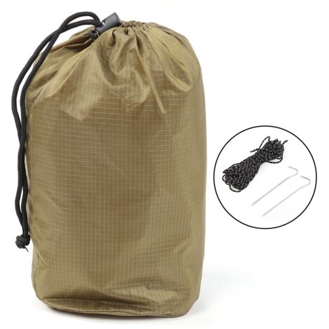 Auvent multifonctionnel imperméable pour l'extérieur, tente de camping pliable (beige clair) (1/5)
