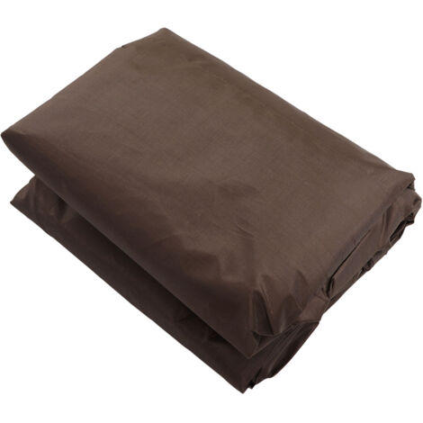 Housse pour souffleuse à neige, polyvalente, imperméable, protection UV, grande pelle à neige portable, housse anti-poussière pour souffleuse à neige, café (1/5)