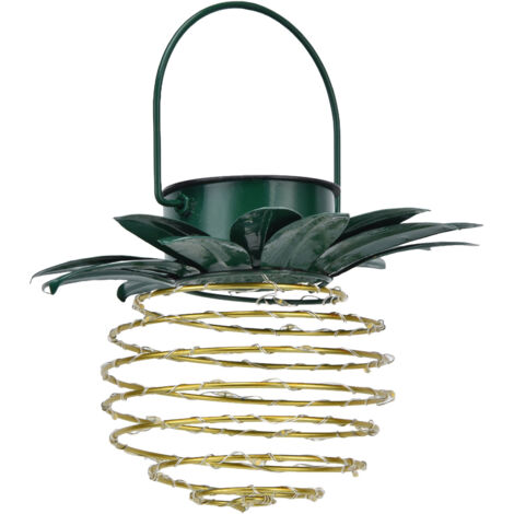 Lampes solaires suspendues LED, design ananas mignon, poignée portable, étanche IP65, lanterne solaire suspendue (1/5)