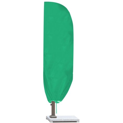 Housse imperméable pour parasol de jardin Housse de protection pour terrasse extérieure Housse de pluie (verte) (1/5)