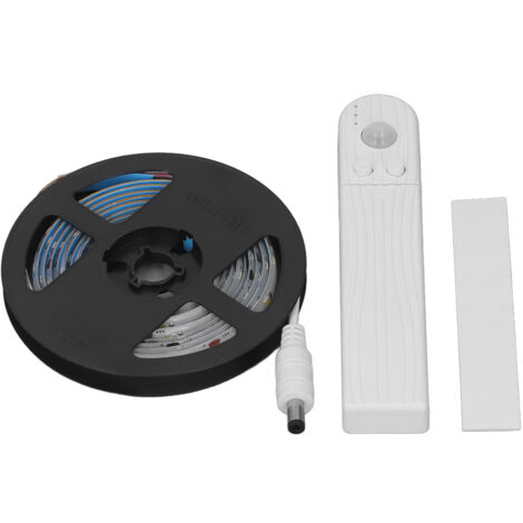 Bande lumineuse à détection LED 5 V à basse tension, à induction corporelle, étanche, blanc chaud (1/5)