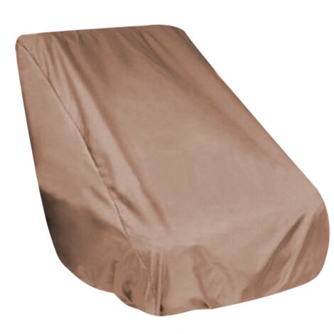 Housse imperméable durable pour grand bureau et chaises d'extérieur Protection pour meubles toutes saisons (café) (1/5)