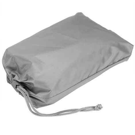 Housse anti-poussière imperméable pour meubles de jardin, chaise longue et canapé (noir gris) (1/5)