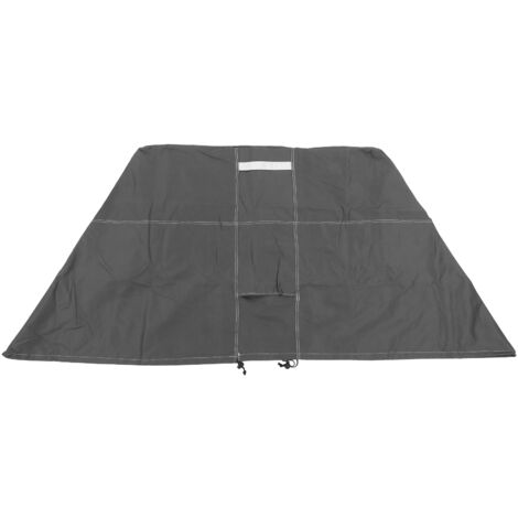 Housse anti-poussière carrée Accessoire de protection imperméable pour unité extérieure de climatiseur (1/5)