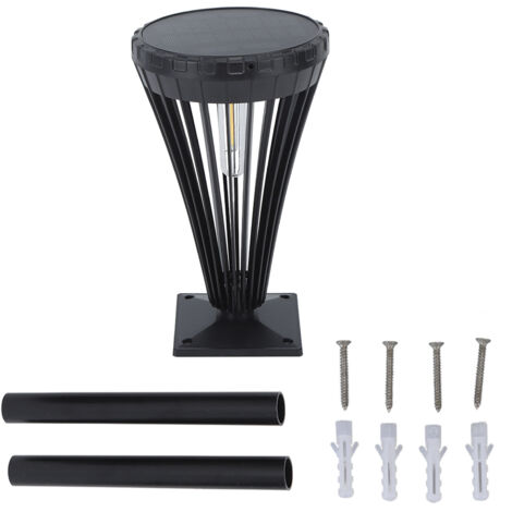 Lampe solaire pour pelouse IP65 étanche, résistance aux températures élevées, batterie 2200 mAh, lampe de jardin automatique pour décoration (1/5)