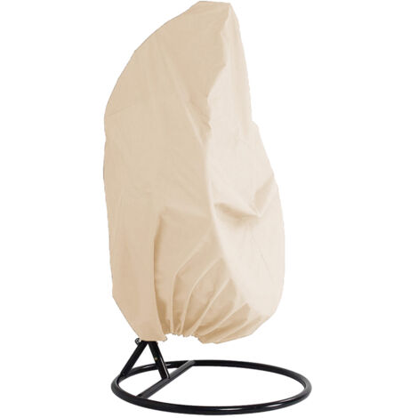 Housse pour mobilier de jardin Housse imperméable pour fauteuil suspendu et chaises suspendues (couleur café) (1/5)