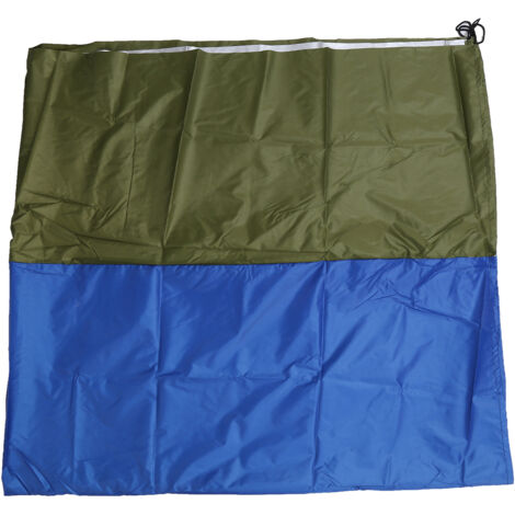 Tapis de plage isolant, pare-soleil, multifonctionnel, imperméable et anti-sable pour l'extérieur, deux couleurs (vert et bleu) (1/5)