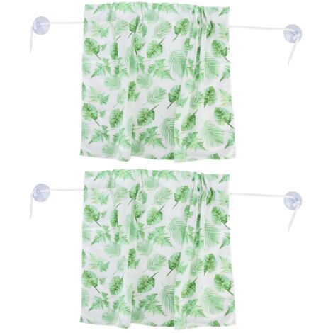 2 pièces de rideaux pare-soleil simples, rideaux latéraux réglables pour voiture, rideaux mignons pour voiture avec ventouses, type 5 (1/5)