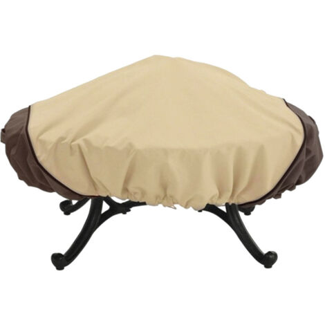 Housse pour barbecue en tissu Oxford, protection durable pour meubles de jardin d'extérieur (beige brun) (1/5)