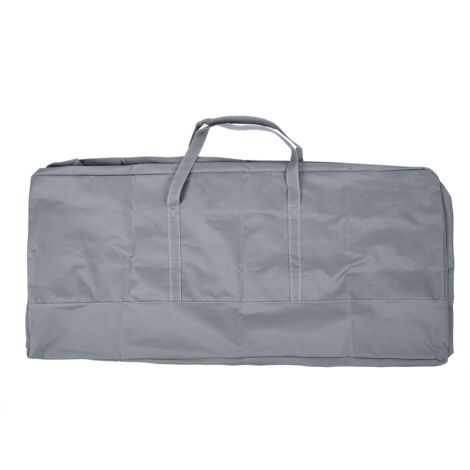 Grand sac de rangement pour coussins de meubles d'extérieur Organisateur de jardin imperméable et anti-poussière (gris) (1/5)
