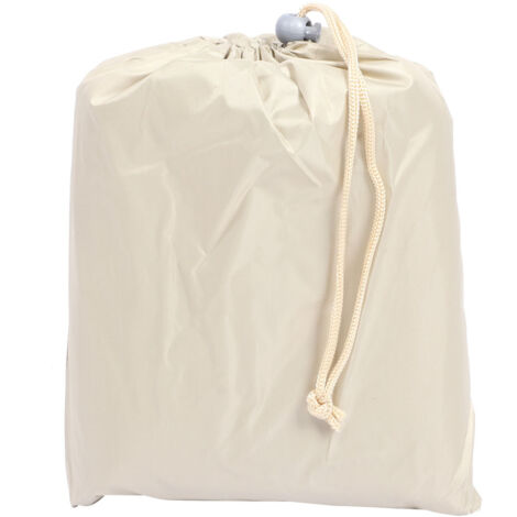Housse de protection portable pour bateau 286 x 122 cm, résistante au soleil, à la pluie et à la poussière, pour usage extérieur, beige (1/5)